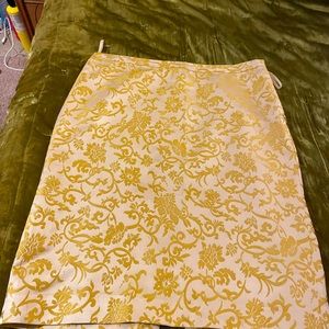 Gold and Silk brocade skirt
